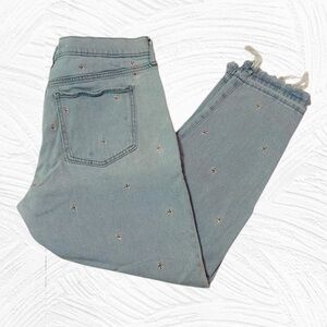 Gap embroidered Girlfr Jeans